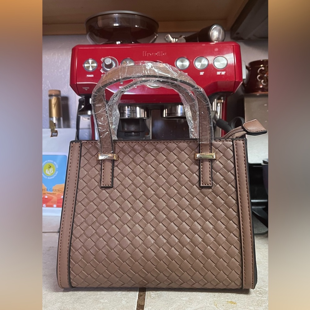 New brown double handle bag (No Name) 2 bags for 1. 💄 bag.